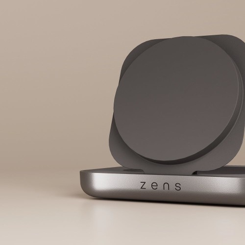 ZENS ZESC20B/00 ładowarka do urządzeń przenośnych Słuchawki, Smartfon, Oglądaj Czarny USB Bezprzewodowe ładowanie Wewnętrzna