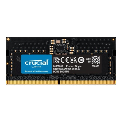 Crucial CT24G56C46S5 moduł pamięci 24 GB 1 x 24 GB DDR5 262-pin SO-DIMM Korekcja ECC