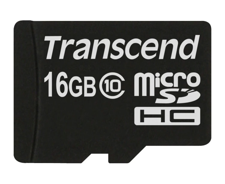 SD microSD Card  16GB Transcend SDHC Class10 w/adapter