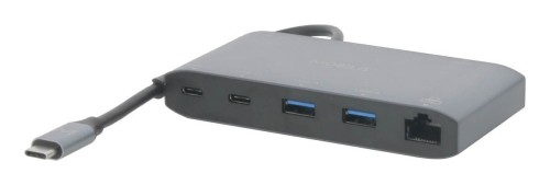 Mobilis 020027 stacja dokująca Przewodowa USB 3.2 Gen 1 (3.1 Gen 1) Type-C Szary