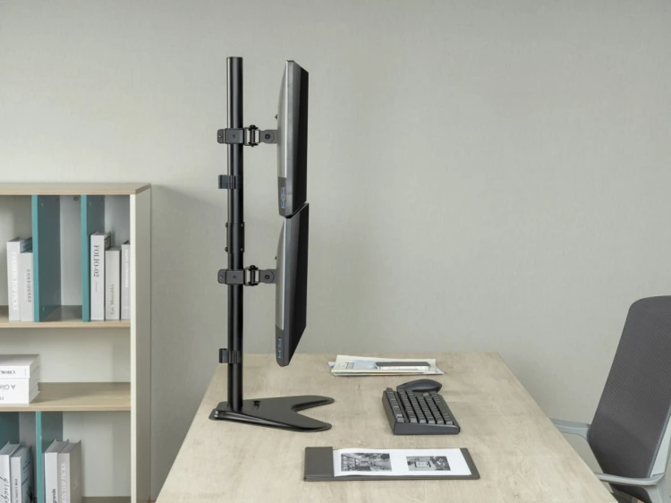 Equip 650128 uchwyt / stojak do monitorów 81,3 cm (32") Biurko Czarny