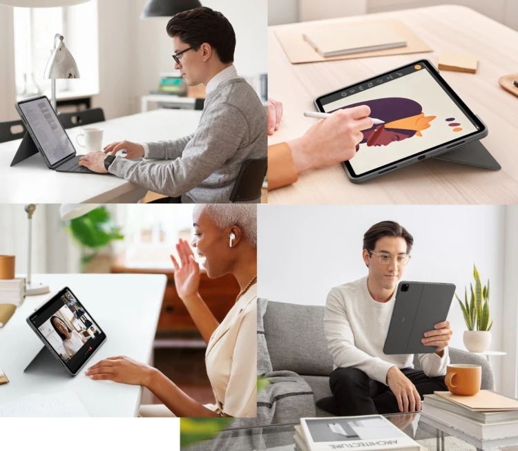 Logitech 920-010214 klawiatura do urządzeń mobilnych QWERTY British English Smart Connector Szary