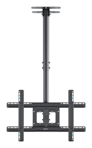 ONKRON N2L-B Uchwyt sufitowy obrotowo-pochylny do ekranu 32"-80" maks 68 kg czarny