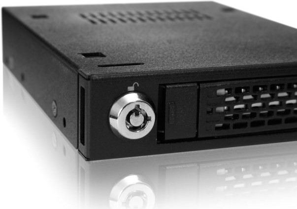 Icy Dock MB991IK-B panel drive bay 2.5" Taca napędu pamięci masowej Czarny