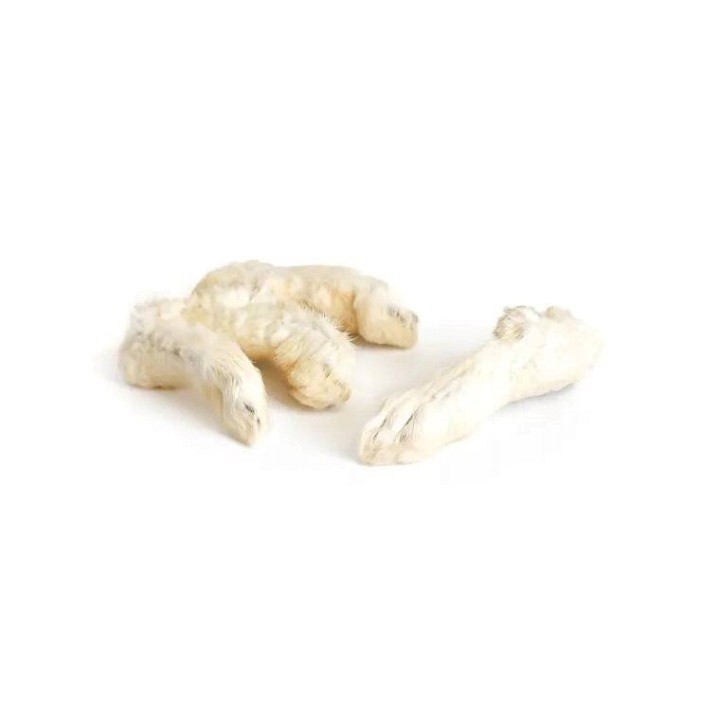 PETMEX Łapki królicze z futrem gryzak przysmak dla psa 500g