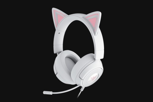 Zestaw słuchawkowy Razer Gaming | Kraken Kitty V3 X | Przewodowe | Nauszne | Mikrofon | Biały