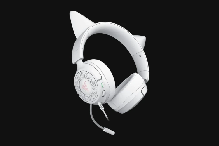 Zestaw słuchawkowy Razer Gaming | Kraken Kitty V3 X | Przewodowe | Nauszne | Mikrofon | Biały