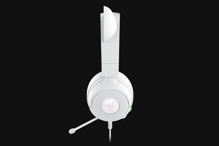 Zestaw słuchawkowy Razer Gaming | Kraken Kitty V3 X | Przewodowe | Nauszne | Mikrofon | Biały