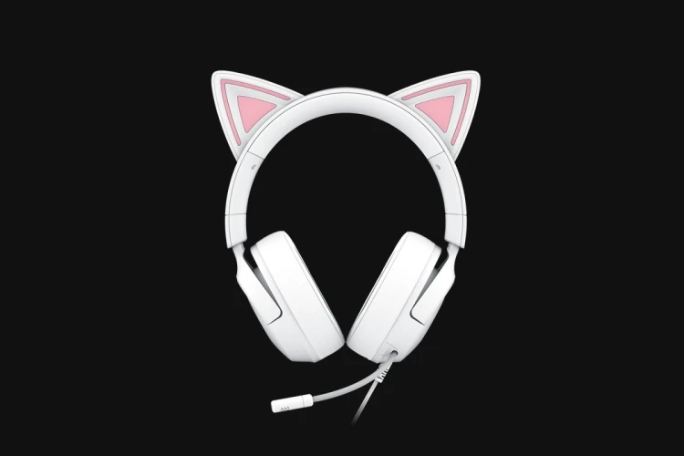 Zestaw słuchawkowy Razer Gaming | Kraken Kitty V3 X | Przewodowe | Nauszne | Mikrofon | Biały