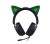 Zestaw słuchawkowy Razer Gaming Kraken Kitty V3 X Przewodowe Nauszne Mikrofon Czarny