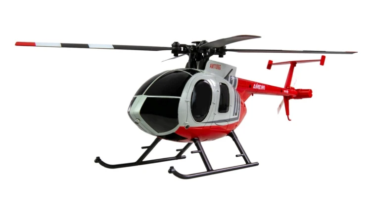 Helikopter RC Amewi MD500 Li-Po Bateria 350mAh srebrny/czerwony