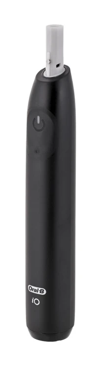 Elektryczna szczoteczka do zębów Oral-B iO2, z czujnikiem nacisku, akumulatorowa, dla dorosłych, 1 główka szczoteczki, 3 tryby szczotkowania, czarna