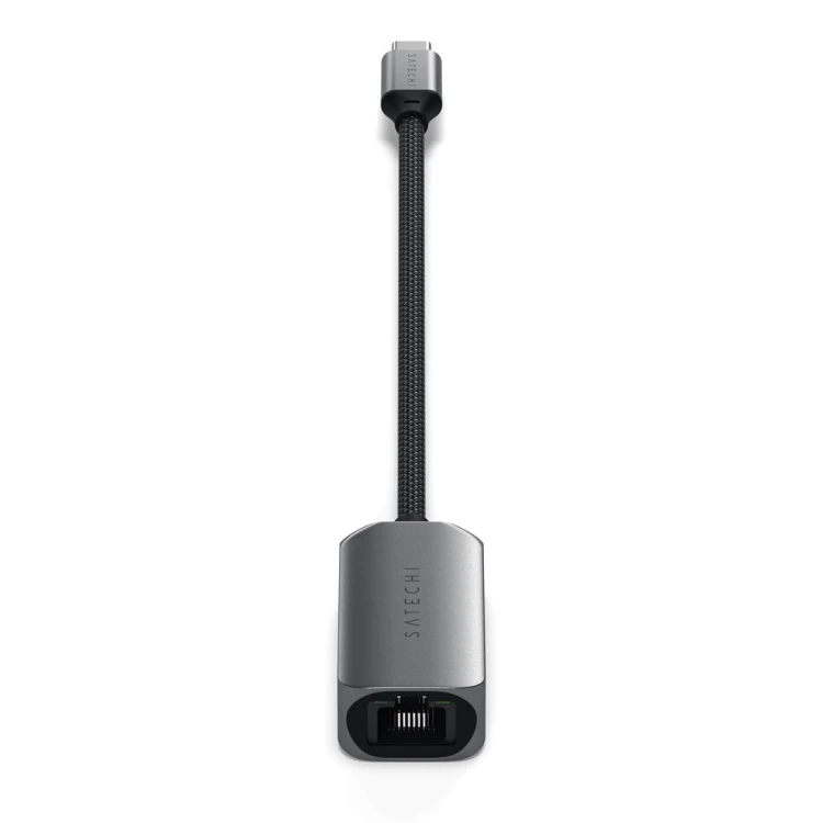 Satechi Ethernet Adapter - adapter USB-C 2.5 do Ethernet (space gray)