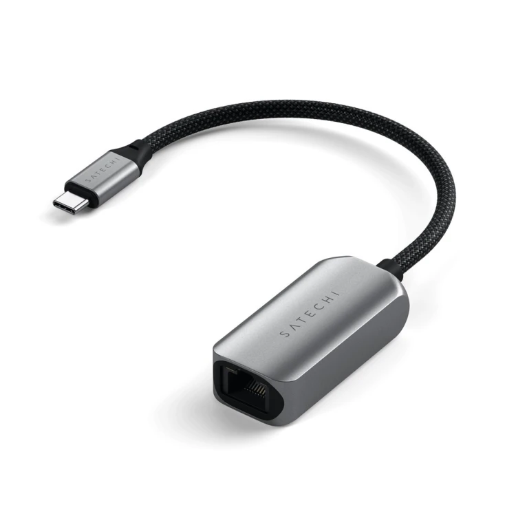 Satechi Ethernet Adapter - adapter USB-C 2.5 do Ethernet (space gray)