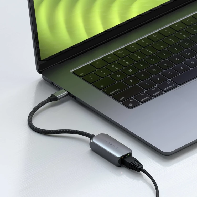 Satechi Ethernet Adapter - adapter USB-C 2.5 do Ethernet (space gray)