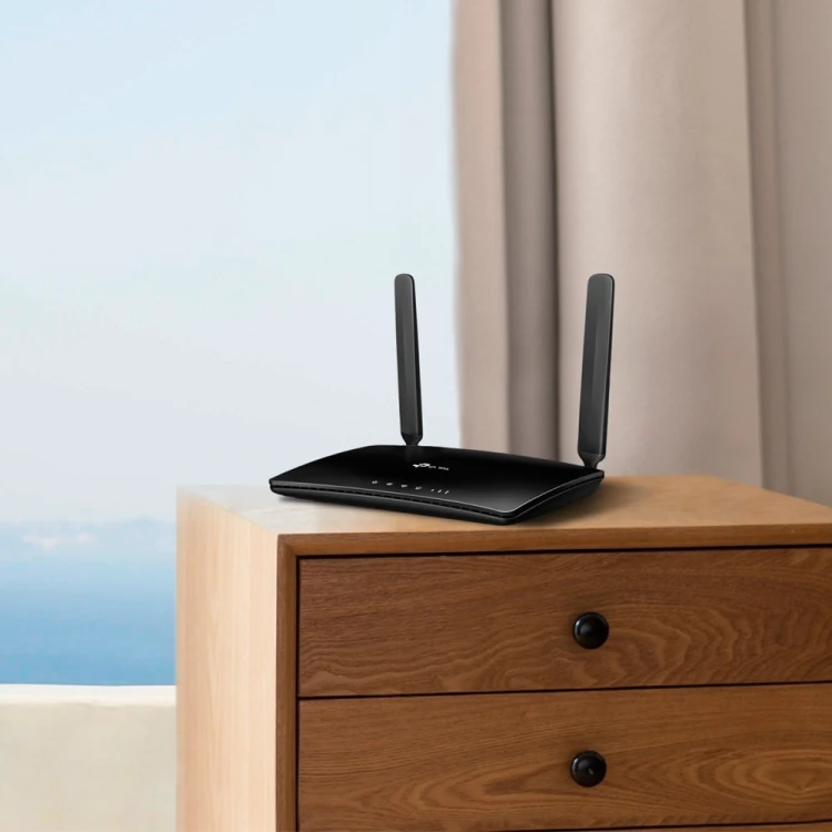 TP-LINK TL-MR6400 router bezprzewodowy Jedna częstotliwości (2,4 GHz) Fast Ethernet 3G 4G Czarny