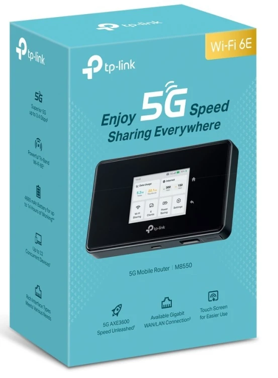 TP-Link M8550(EU) urządzenie do sieci komórkowych Router sieci komórkowej