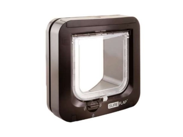 SureFlap SUR001BR, Brązowy, Klapka, Plastikowa, Kot, Bateria, 210 mm