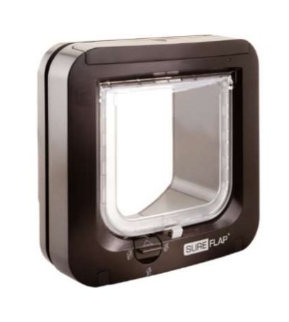 SureFlap SUR001BR, Brązowy, Klapka, Plastikowa, Kot, Bateria, 210 mm