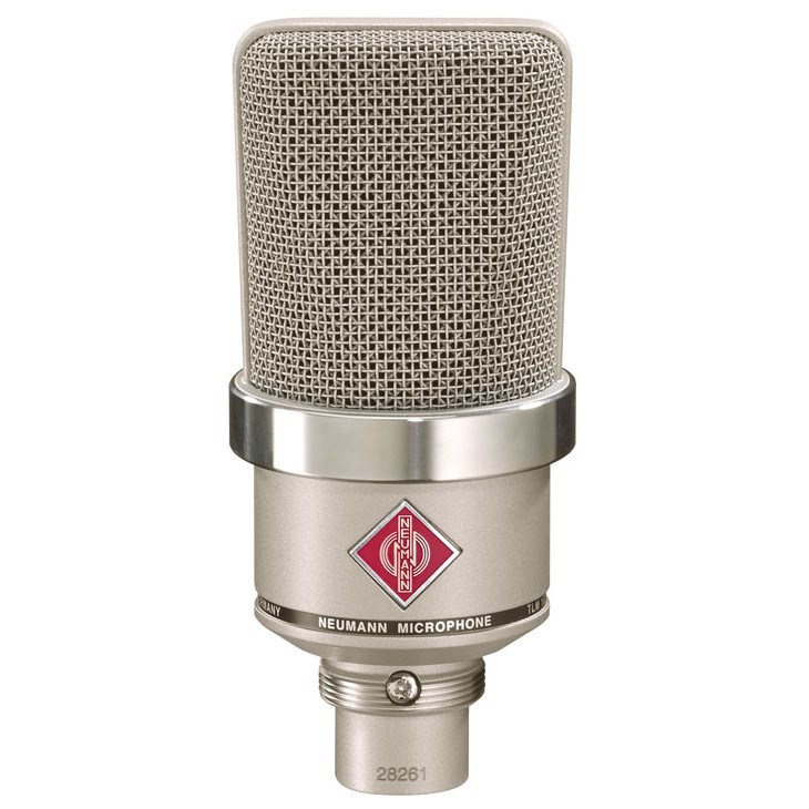 Neumann TLM 102 NI Studio Set - Mikrofon pojemnościowy, wielkomembranowy z uchwytem przeciwwstrząsowym, nikiel