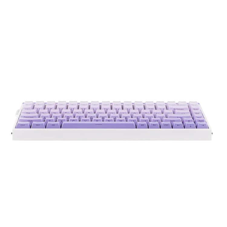 Klawiatura gasket HERO84 HE White+Purple+Gradient+LIGHT JadeKing switch RGB AULA