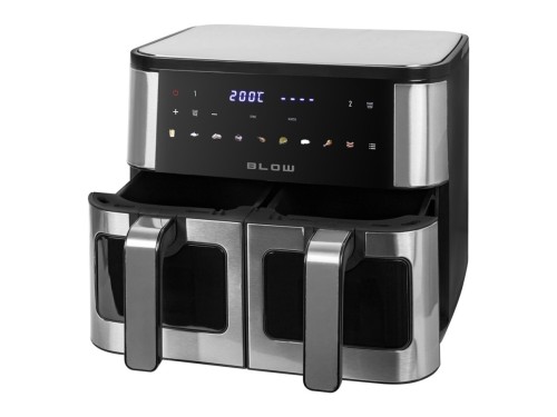 AIR FRYER frytkownica beztłuszczowa BLOW 2500W 9L dwukomorowa