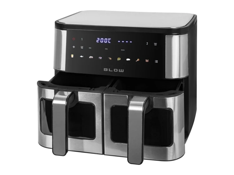AIR FRYER frytkownica beztłuszczowa BLOW 2500W 9L dwukomorowa