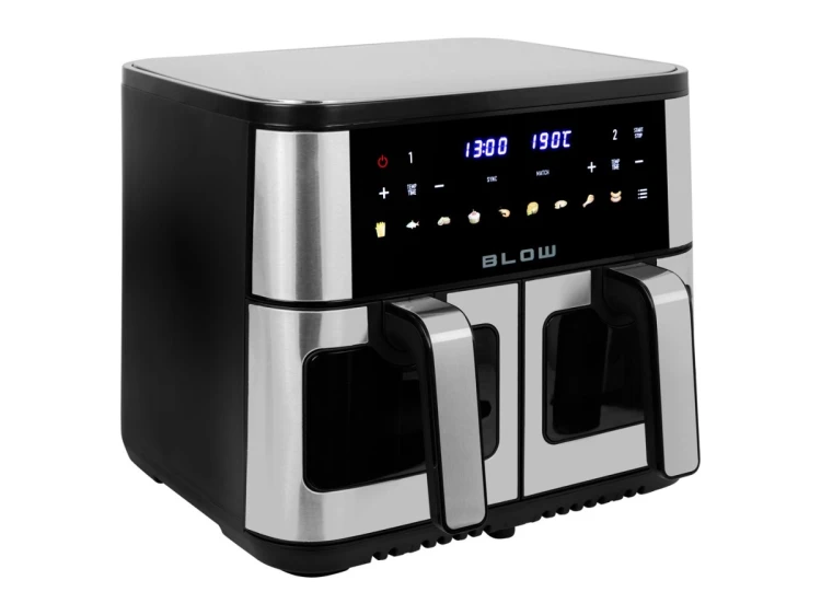 AIR FRYER frytkownica beztłuszczowa BLOW 2500W 9L dwukomorowa