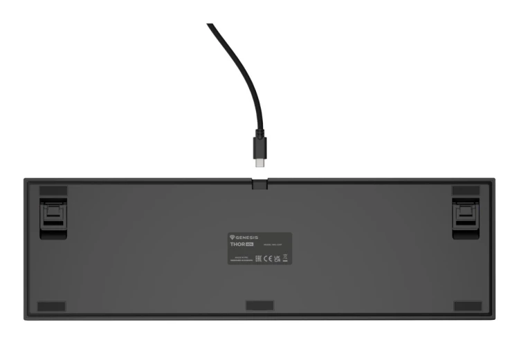 Klawiatura GENESIS THOR 404 USB QWERTY Angielski Czarny