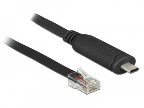 DeLOCK 63912 kabel równoległy Czarny 2 m USB Type-C RJ45