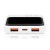EVERACTIVE POWERBANK 10 000MAH, 2X USB, 1X USB-C 22,5W, QC4+, WYŚWIETLACZ LCD, BIAŁY EB-10Q