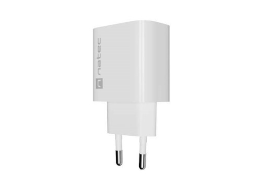 NATEC ŁADOWARKA SIECIOWA RIBERA 1X USB-C 20W BIAŁA