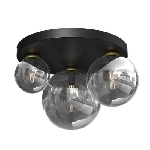 Lampa sufitowa CEILING LIGHT BURSA 3XE14/E27 BLACK/GOLD