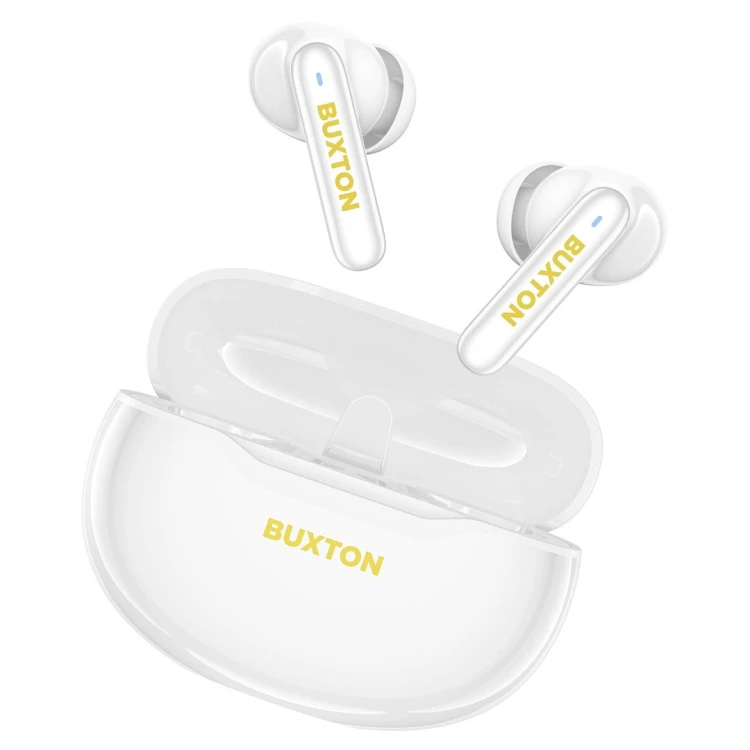 BUXTON BTW-7200 TUYA - Słuchawki Bluetooth douszne białe