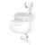 BUXTON BTW-7200 TUYA - Słuchawki Bluetooth douszne białe