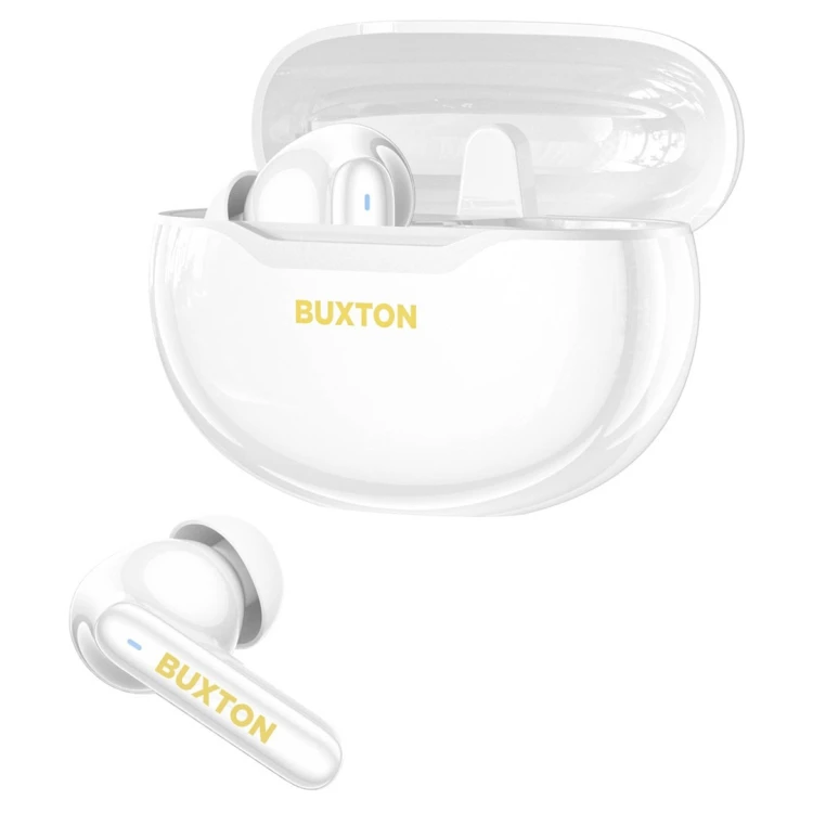 BUXTON BTW-7200 TUYA - Słuchawki Bluetooth douszne białe