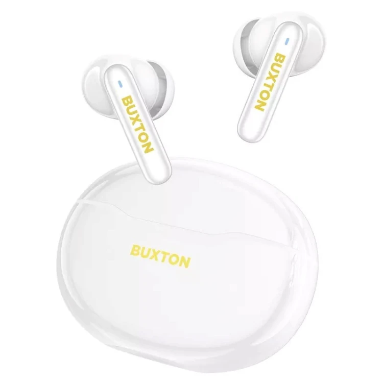 BUXTON BTW-7200 TUYA - Słuchawki Bluetooth douszne białe