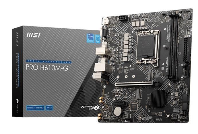 Płyta główna MSI PRO H610M-G