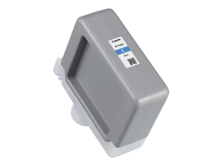 Tusz błękitny Canon PFI-1100 C - 160 ml - oryginalny - dla imagePROGRAF PRO-2000, PRO-2100, PRO-4000, PRO-4100, PRO-6000, PRO-6100