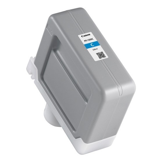 Zbiornik z atramentem Canon PFI-1300 C - błękitny - oryginalny