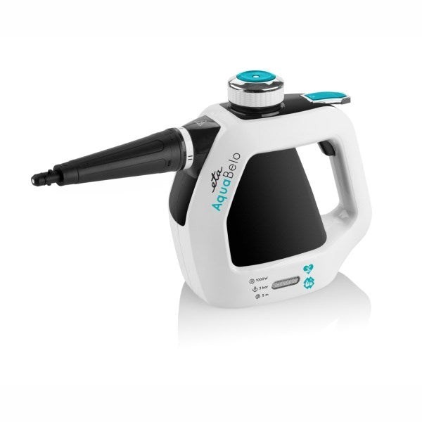 Eta 1264 90000 Przenośna myjka parowa 0,22 l 1000 W Czarny, Biały