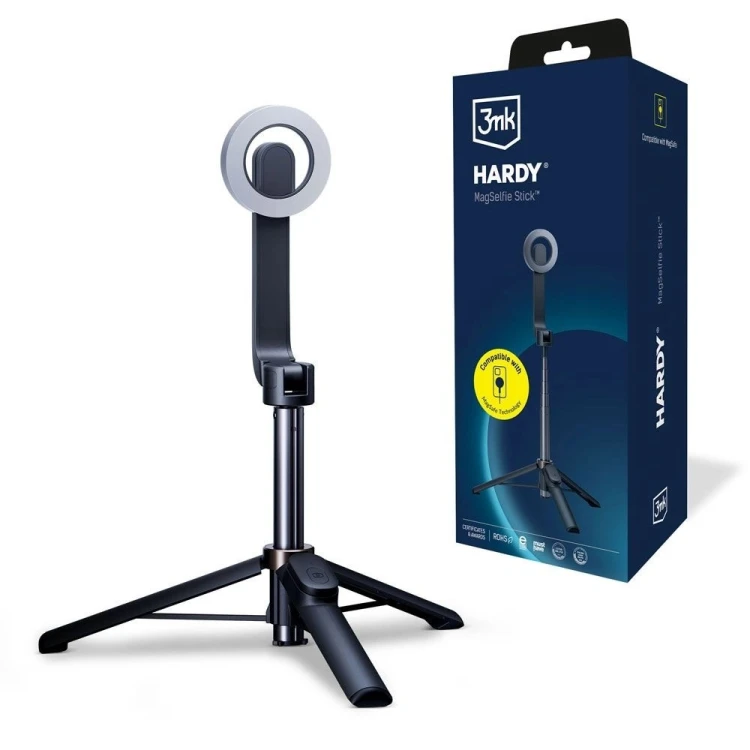 3MK HARDY MagSelfie Stick kijek do selfie Smartfon Czarny