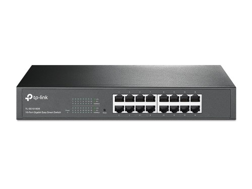 TP-Link TL-SG1016DE przełącznik sieciowy Zarządzany L2 Gigabit Ethernet (10/100/1000) Czarny