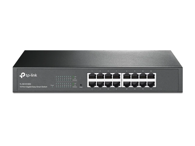 TP-Link TL-SG1016DE przełącznik sieciowy Zarządzany L2 Gigabit Ethernet (10/100/1000) Czarny