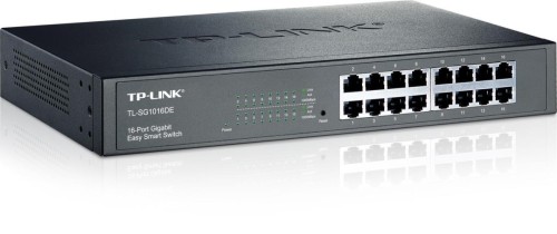 TP-Link TL-SG1016DE przełącznik sieciowy Zarządzany L2 Gigabit Ethernet (10/100/1000) Czarny