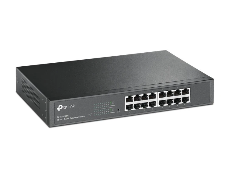 TP-Link TL-SG1016DE przełącznik sieciowy Zarządzany L2 Gigabit Ethernet (10/100/1000) Czarny