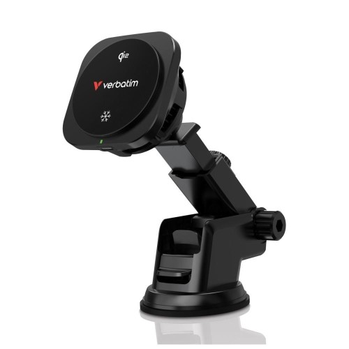 Verbatim Charge 'n' Drive Qi2 Smartfon Czarny USB Bezprzewodowe ładowanie Szybkie ładowanie Automatyczna