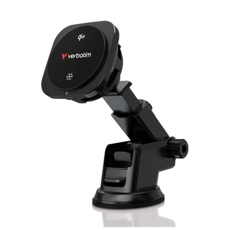Verbatim Charge 'n' Drive Qi2 Smartfon Czarny USB Bezprzewodowe ładowanie Szybkie ładowanie Automatyczna