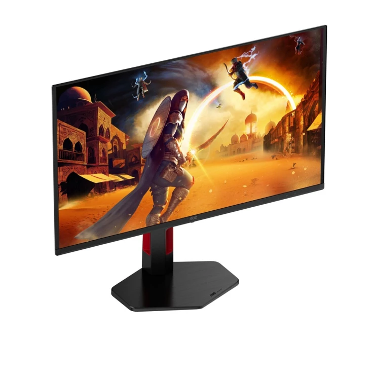 AOC G4 Q27G4ZDR monitor komputerowy 67,3 cm (26.5") 2560 x 1440 px Quad HD QD-OLED Czarny, Czerwony