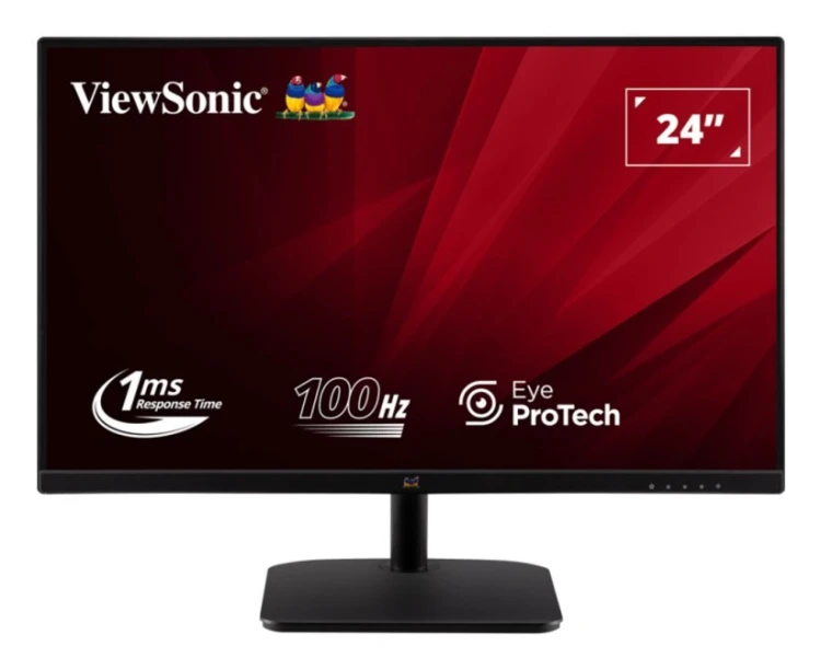 Viewsonic VA2432-H-2 monitor komputerowy 61 cm (24") 1920 x 1080 px Full HD LED Czarny